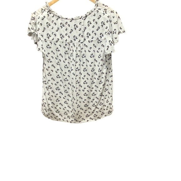 - Boden Ivory Floral Print Top - Picture 2 of 4